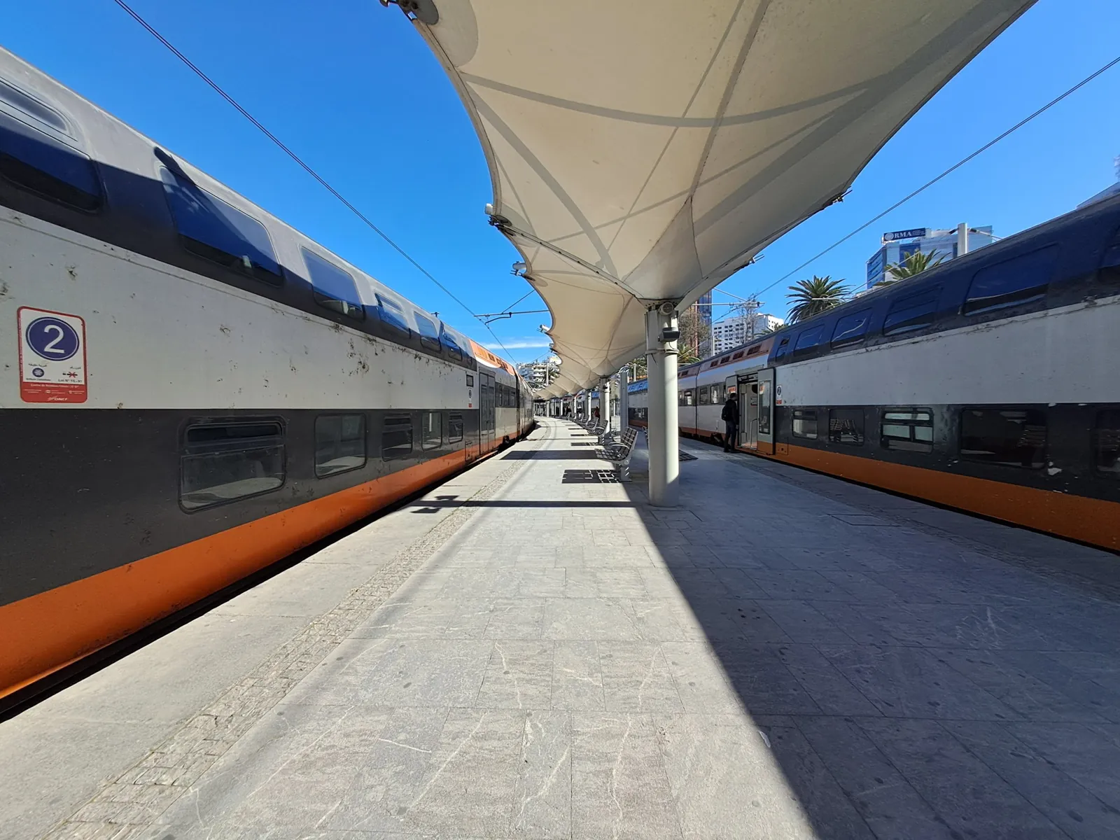 Quai de la gare de Casa-Port