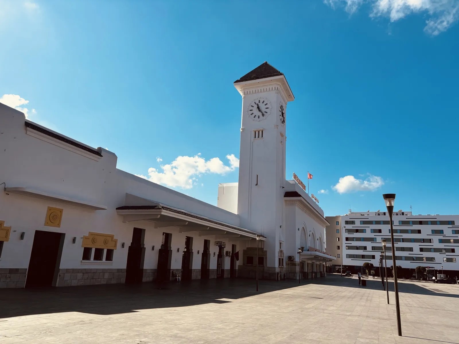 Tour de l'horloge de la gare Casa-Voyageurs
